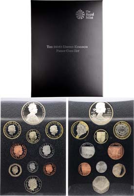 Лот №250,  Великобритания. Набор из 10 монет 2012 года. Бриллиантовый юбилей королевы Елизаветы II.