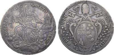 Лот №339,  Италия. Папское государство. Папа Пий VII. Скудо 1807 года.