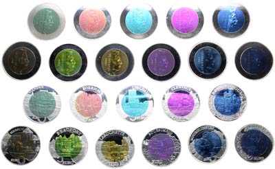 Лот №363,  Люксембург. Набор из 11 монет по 5 евро 2009-2016 гг. Серия 