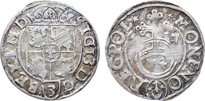 Лот №382,  Речь Посполитая. Король польский и великий князь литовский Сигизмунд III Ваза. Полторак (1/24 талера) 1617 года.