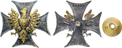 Лот №404,  Польша. Знак. Литовско-Белорусского фронта 1919-1920 гг.