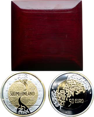 Лот №459,  Финляндия. Евросоюз. 50 евро 2006 года. Председательство Финляндии в ЕС.