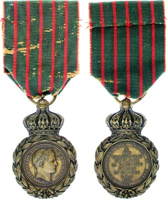 Лот №485,  Франция. Империя. Император Наполеон III. Медаль 1857 года. 