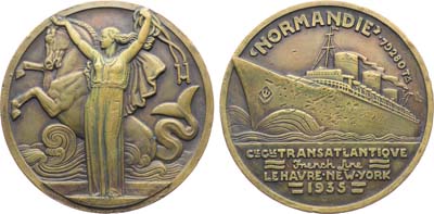 Лот №488,  Франция. Париж. Медаль 1935 года. 