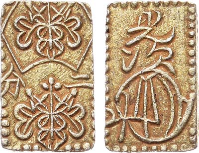 Лот №524,  Япония. Император Мацухито. 2 бу 1868-1869 гг.