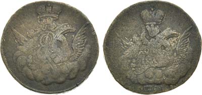 Лот №725, 1 копейка 1756 года. Без букв.