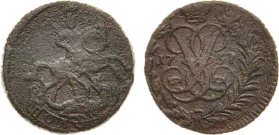 Лот №735, Полушка 1757 года.