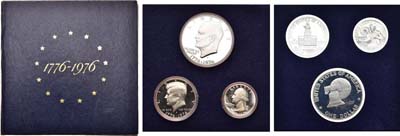 Лот №589,  США. Годовой набор монет 1976 года. 200 лет независимости Америки.