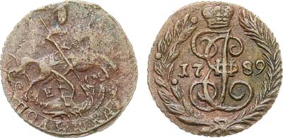Лот №997, Полушка 1789 года. ЕМ.