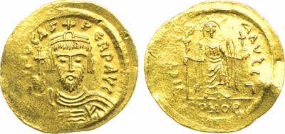 Лот №109,  Византийская империя. Император Фока. Солид 602-610 гг.