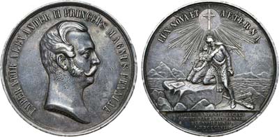 Лот №1165, Медаль 1857 года. В память празднования в Финляндии 700-летия введения христианства.