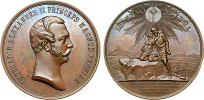 Лот №1166, Медаль 1857 года. В память празднования в Финляндии 700-летия введения христианства.