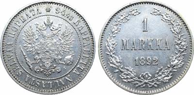 Лот №1349, 1 марка 1892 года. L.
