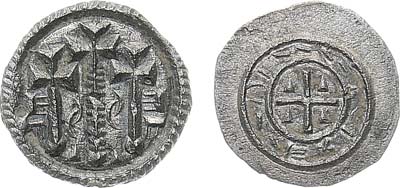 Лот №140,  Венгрия. Королевство. Король Иштван II. Денар 1116-1131 гг.