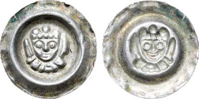 Лот №144,  Германия. Герцогство Бавария. Людвиг II. Брактеат 1268-1294 гг.