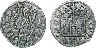 Лот №148,  Испания. Королевство Кастилия и Леон. Король Санчо IV. Корнадо 1284-1295 гг.