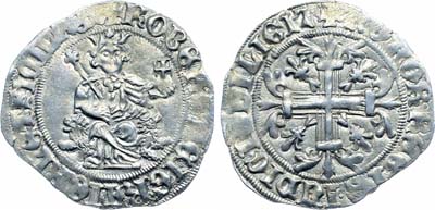 Лот №154,  Италия. Королевство Неаполь. Король Роберт Анжуйский. Джильято 1309-1343 гг.
