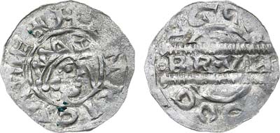 Лот №156,  Нидерланды. Графство Фрисландия. Граф Бруно III. Денарий 1038-1057 гг.