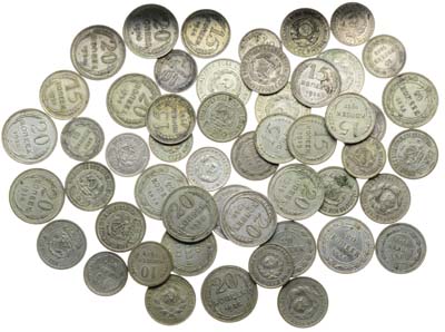 Лот №1697, Сборный лот из 51 монеты 1922-1930 гг.