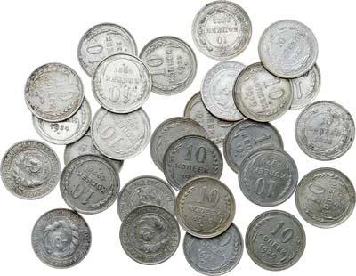 Лот №1698, Сборный лот из 27 монет 1922-1930 гг.