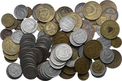 Лот №1778, Сборный лот из 110 монет 1924-1957 гг.