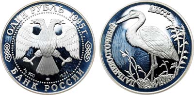 Лот №2005, 1 рубль 1995 года. Серия 