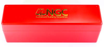 Лот №2202, Коробка NGC для хранения пластиковых слабов.