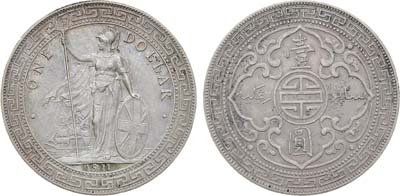 Лот №227,  Великобритания. Король Эдуард VII. Торговый доллар 1911 года.