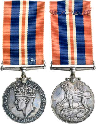 Лот №228,  Великобритания. Король Георг VI. Медаль 