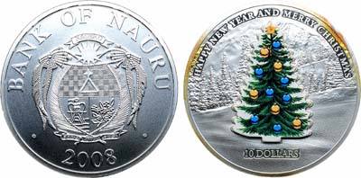 Лот №371,  Науру. 10 долларов 2008 года. Серия 