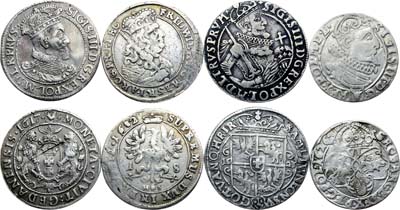 Лот №396,  Сборный лот из 4 монет Польши и Германии 1617-1682 гг.