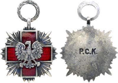 Лот №399,  Польша. Народная Республика. Почётный знак отличия Польского Красного Креста III степени.