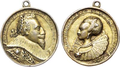 Лот №524,  Швеция. Королевство. Король Густав II Адольф. Медаль 1611-1632 гг.