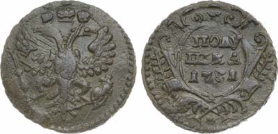 Лот №649, Полушка 1731 года.