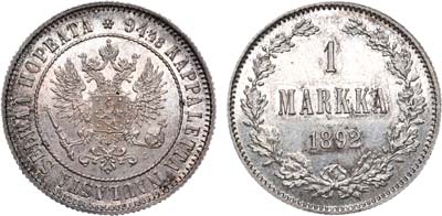 Лот №696, 1 марка 1892 года. L.