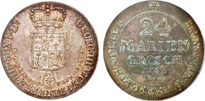 Лот №121,  24 гроша 1788 года.