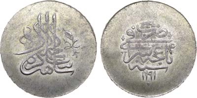 Лот №488, Альтмышлык (1 рубль) 1777 года. Хан Шахин-Гирей, 4-й год правления.