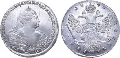 Лот №382, 1 рубль 1740 года.