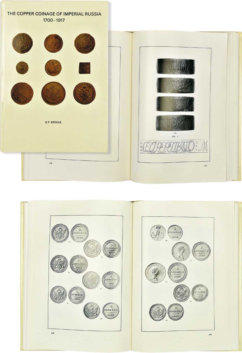 Лот №648, B.F. Brekke Мальме, 1977 года. The copper coinage of Imperial Russia 1700-1917 (Медные монеты Императорской России 1700-1917 годов) .