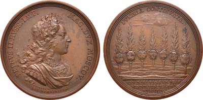 Лот №108, Медаль 1730 года. На смерть императора Петра II.