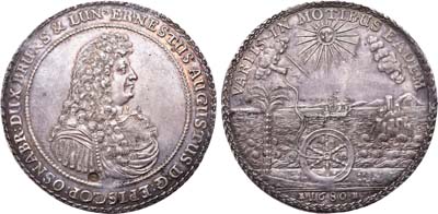 Лот №43, Двойной талер. Герцогство Брауншвейг-Люнебург-Каленберг. Герцог Эрнст-Август. 1680 год
