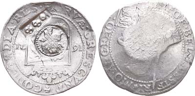 Лот №64, Ефимок с признаком 1655 года. На риксдалере 1621 г. Нидерланды, Западная Фрисландия.