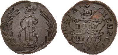 Лот №464, Полушка 1770 года. КМ. Сибирская.