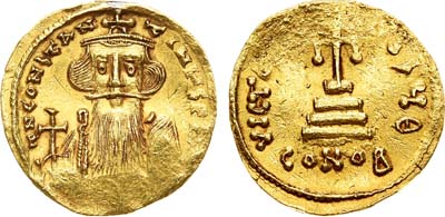Лот №5,  Византийская империя. Император Констант II. Солид. 651-654 гг.