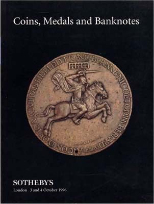 Лот №700,  Sotheby's. Монеты, медали и банкноты. Каталог аукциона.