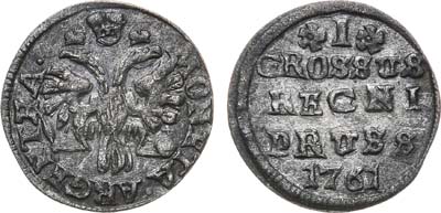 Лот №228, 1 грош 1761 года.