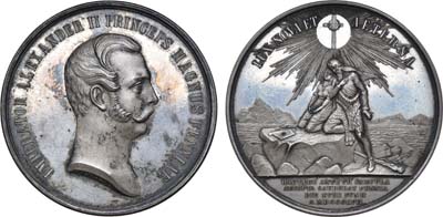 Лот №486, Медаль 1857 года. В память празднования в Финляндии 700-летия введения христианства.