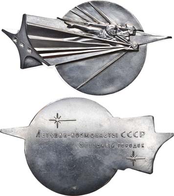 Лот №714, Медаль 1981 года. Лётчики-космонавты СССР. Звездный городок.