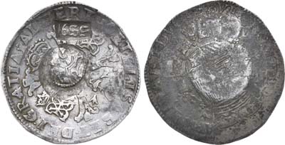 Лот №72,  Алексей Михайлович. Ефимок с признаком 1655 года.