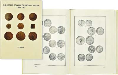 Лот №742,  Bernhard F. Brekke. The copper coinage of Imperial Russia 1700-1917 (Медные монеты Императорской России 1700-1917 годов). С автографом автора.
